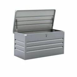 HABITAT ET JARDIN Coffre De Jardin Métal "Store" - 480L - Argent