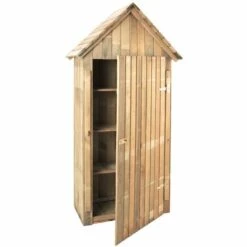 Forest Style Armoire De Jardin En Bois 3 étagres - 0,44 M3