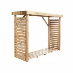 Forest Style Abri à Bûches En Bois Avec Plancher - 2,7 Stères