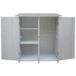 HABITAT ET JARDIN Armoire De Jardin "Espacio" - 140 X 49 X 162 Cm - Anthracite -Rangement de jardin Soldes 11642853 3