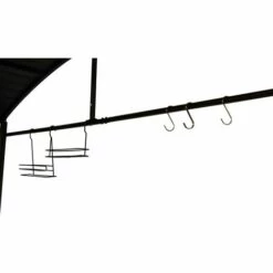 Habrita Carport Barbecue Autoportant à Double Toit Finition époxy Gris Anthracite - Toit Réalisé En Acier Galvanisé -Rangement de jardin Soldes 11754619 3