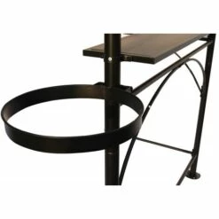 Habrita Carport Barbecue Autoportant à Double Toit Finition époxy Gris Anthracite - Toit Réalisé En Acier Galvanisé -Rangement de jardin Soldes 11754619 4