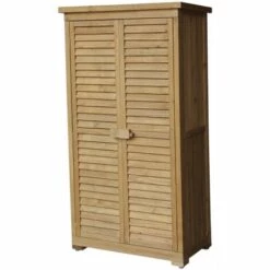 Armoire De Rangement Jardin Gardiun Emmy 87 X 46,5 X 160 Cm En Bois