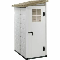 Abri De Jardin En Résine Gardiun Tuscany Evo Terrasse 100 - 139x95x201 Cm