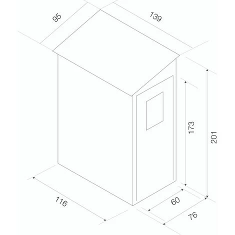 Abri De Jardin En Résine Gardiun Tuscany Evo Terrasse 100 - 139x95x201 Cm 4 Abri De Jardin En Résine Gardiun Tuscany Evo Terrasse 100 - 139x95x201 Cm – Image 2