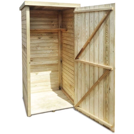 CÉMONJARDIN Armoire De Rangement En Bois Lima 0.6 M² 4 CÉMONJARDIN Armoire De Rangement En Bois Lima 0.6 M² – Image 2