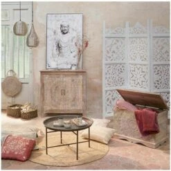 Coffre Shirel Allure Ethnique - Atmosphera - Bois -Rangement de jardin Soldes 12352253 2