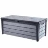 Keter Boîte De Rangement De Jardin Brushwood 455 L Anthracite - Anthracite