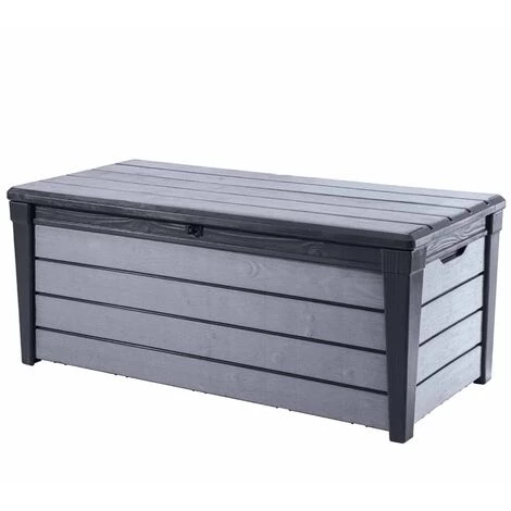 Keter Boîte De Rangement De Jardin Brushwood 455 L Anthracite - Anthracite 3 Keter Boîte De Rangement De Jardin Brushwood 455 L Anthracite - Anthracite