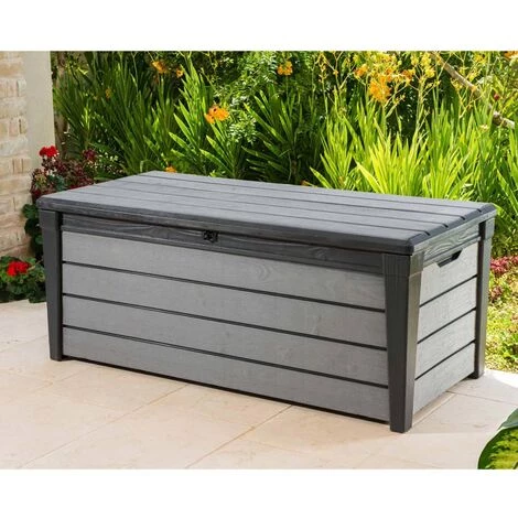 Keter Boîte De Rangement De Jardin Brushwood 455 L Anthracite - Anthracite 5 Keter Boîte De Rangement De Jardin Brushwood 455 L Anthracite - Anthracite – Image 3