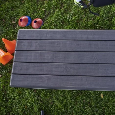 Keter Boîte De Rangement De Jardin Brushwood 455 L Anthracite - Anthracite 6 Keter Boîte De Rangement De Jardin Brushwood 455 L Anthracite - Anthracite – Image 4