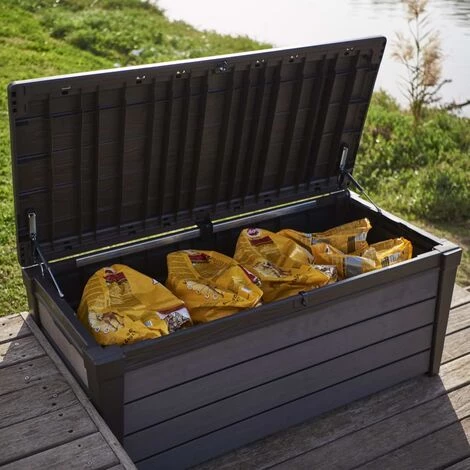 Keter Boîte De Rangement De Jardin Brushwood 455 L Anthracite - Anthracite 7 Keter Boîte De Rangement De Jardin Brushwood 455 L Anthracite - Anthracite – Image 5
