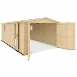 TRIGANO Garage - Bois Brut - 18 M²
