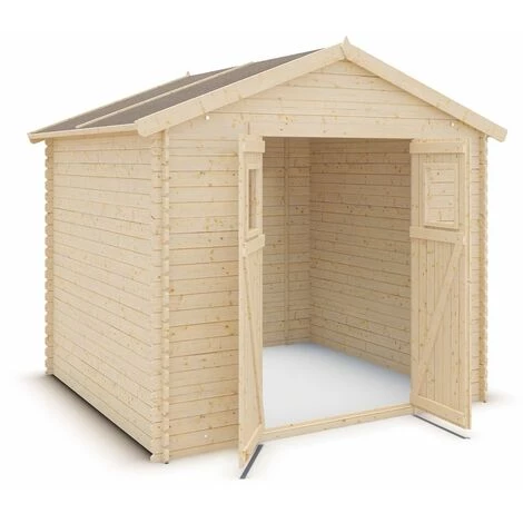 TRIGANO Abri De Jardin - Bois Brut - 6 M² 3 TRIGANO Abri De Jardin - Bois Brut - 6 M²