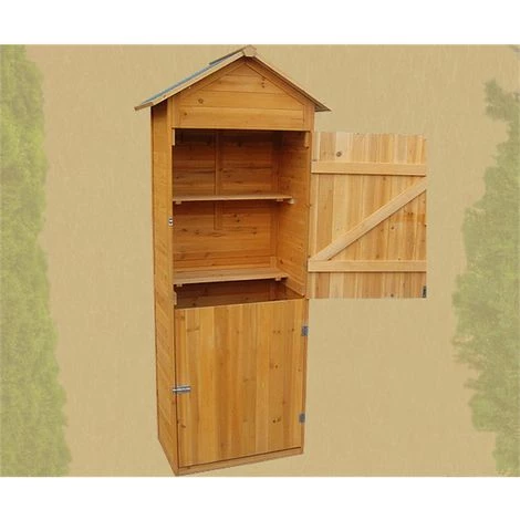 MUCOLA XL Hangar à Bois Armoire, équipement Abri De Jardin Outil 4 MUCOLA XL Hangar à Bois Armoire, équipement Abri De Jardin Outil – Image 2