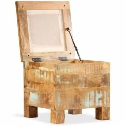VIDAXL Banc De Rangement Bois Massif Recyclé 40 X 40 X 45 Cm - Brun - Armoires Et Meubles De Rangement - Coffres De Rangement - Brun - Brun 11 VIDAXL Banc De Rangement Bois Massif Recyclé 40 X 40 X 45 Cm - Brun - Armoires Et Meubles De Rangement - Coffres De Rangement - Brun - Brun -Rangement de jardin Soldes 14077336 5