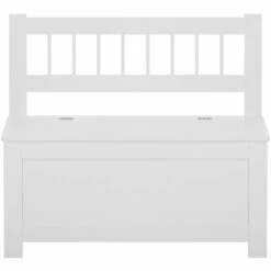 ATMOSPHERA, CRÉATEUR D'INTÉRIEUR Banc-coffre Pour Enfant En Bois Uni - Blanc 6 ATMOSPHERA, CRÉATEUR D'INTÉRIEUR Banc-coffre Pour Enfant En Bois Uni - Blanc -Rangement de jardin Soldes 14157897 2