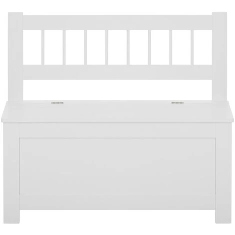 ATMOSPHERA, CRÉATEUR D'INTÉRIEUR Banc-coffre Pour Enfant En Bois Uni - Blanc 4 ATMOSPHERA, CRÉATEUR D'INTÉRIEUR Banc-coffre Pour Enfant En Bois Uni - Blanc – Image 2