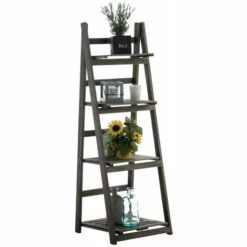 CLP Étagère De Rangement Frederika Marron Foncé