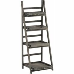 CLP Étagère échelle Audrey Marron Foncé