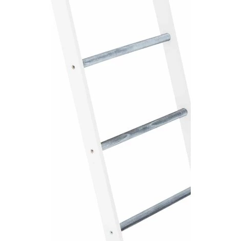 CLP Étagère Escalier En Bois Mariette V2 Blanc/gris 6 CLP Étagère Escalier En Bois Mariette V2 Blanc/gris – Image 4