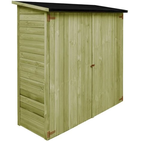 VidaXL Abri A Outils De Jardin Pinede Impregne FSC 192 X 76 X 175 Cm 3 VidaXL Abri A Outils De Jardin Pinede Impregne FSC 192 X 76 X 175 Cm