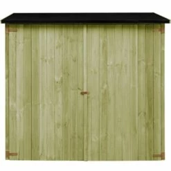 VidaXL Abri A Outils De Jardin Pinede Impregne FSC 192 X 76 X 175 Cm 10 VidaXL Abri A Outils De Jardin Pinede Impregne FSC 192 X 76 X 175 Cm -Rangement de jardin Soldes 14982843 4