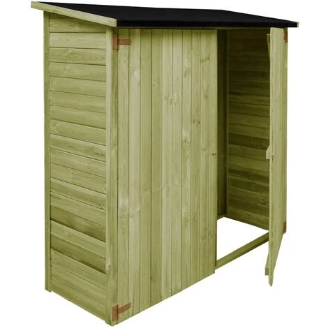 VidaXL Abri A Outils De Jardin Pinede Impregne FSC 192 X 76 X 175 Cm 7 VidaXL Abri A Outils De Jardin Pinede Impregne FSC 192 X 76 X 175 Cm – Image 5