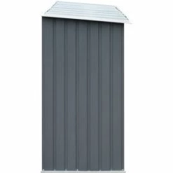 VidaXL Abri De Stockage De Bois Acier Galvanise 330x84x152 Cm Gris 10 VidaXL Abri De Stockage De Bois Acier Galvanise 330x84x152 Cm Gris -Rangement de jardin Soldes 14982862 4