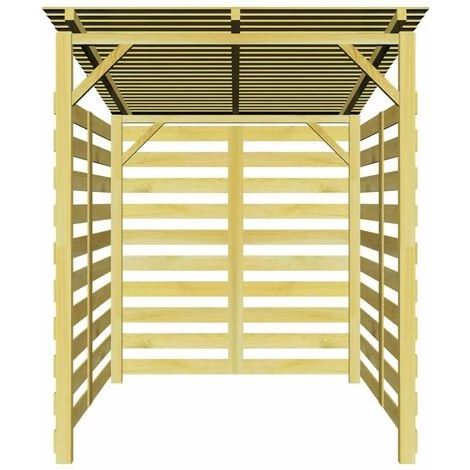 VidaXL Abri De Stockage Du Bois De Chauffage Bois De Pin Impregne FSC 4 VidaXL Abri De Stockage Du Bois De Chauffage Bois De Pin Impregne FSC – Image 2