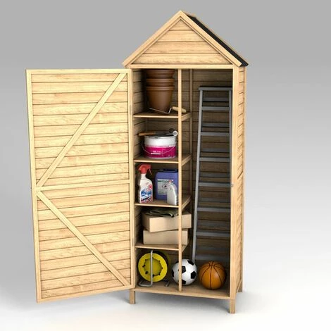 Armoire De Rangement Gardiun Candy 35x70x177 Cm En Bois 7 Armoire De Rangement Gardiun Candy 35x70x177 Cm En Bois – Image 5