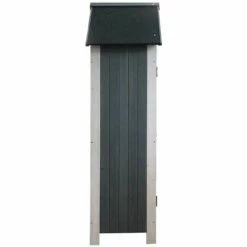 Armoire De Rangement Gardiun Kylie Gray 54x77x179 Cm En Bois 8 Armoire De Rangement Gardiun Kylie Gray 54x77x179 Cm En Bois -Rangement de jardin Soldes 15545513 3