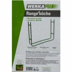 Range Bûches Modulable En Métal Werkapro -Rangement de jardin Soldes 15622096 4