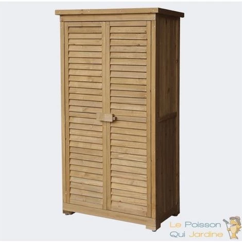 LE POISSON QUI JARDINE.FR Cabane De Jardin 160 Cm - En Bois D'Épicéa Pour Rangement 3 LE POISSON QUI JARDINE.FR Cabane De Jardin 160 Cm - En Bois D'Épicéa Pour Rangement