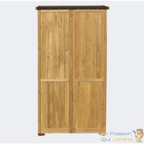 LE POISSON QUI JARDINE.FR Cabane De Jardin 160 Cm - En Bois D'Épicéa Pour Rangement 7 LE POISSON QUI JARDINE.FR Cabane De Jardin 160 Cm - En Bois D'Épicéa Pour Rangement – Image 5