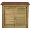 CÉMONJARDIN Armoire De Rangement De Jardin En Bois Traité 98x45x84cm, Lisboa -Rangement de jardin Soldes 1653371 1