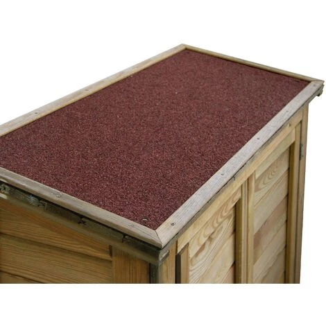 CÉMONJARDIN Armoire De Rangement De Jardin En Bois Traité 98x45x84cm, Lisboa 4 CÉMONJARDIN Armoire De Rangement De Jardin En Bois Traité 98x45x84cm, Lisboa – Image 2