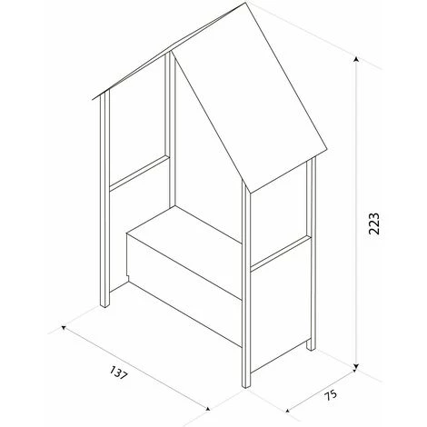 Banc De Jardin En Bois Coffre De Rangement Abribus Gardiun Alice Purple 75x137x223 Cm 6 Banc De Jardin En Bois Coffre De Rangement Abribus Gardiun Alice Purple 75x137x223 Cm – Image 4