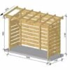 WMU Abri Bus | Bois | Origine France -Rangement de jardin Soldes 16756101 1