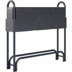 HABITAT ET JARDIN Abri Bûches Acier "Washington" - 0.29 M²- 120 X 24 X 120 Cm - Gris - Gris. -Rangement de jardin Soldes 17415325 4