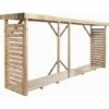 Forest Style MADEIRA- Grand Abri De Stockage De Bois De Chauffage- étagère XL Pour Bois De Cheminée- Bûcher En Pin Sylvestre Autoclave- Abris De Jardin Toiture Plate Avec Un Revêtement En Feutre Bitumeux Et Plancher - Porte 5,4 Stères De Bûches De 33cm- L. 320x L.89.5 2 Forest Style MADEIRA- Grand Abri De Stockage De Bois De Chauffage- étagère XL Pour Bois De Cheminée- Bûcher En Pin Sylvestre Autoclave- Abris De Jardin Toiture Plate Avec Un Revêtement En Feutre Bitumeux Et Plancher - Porte 5,4 Stères De Bûches De 33cm- L. 320x L.89.5 -Rangement de jardin Soldes 17737100 1