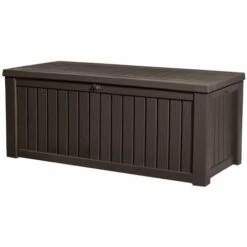 Commode Keter En Résine ROCKWOOD Marron