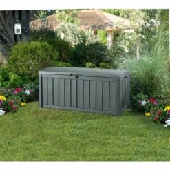 Keter Boîte De Rangement De Jardin Glenwood 390 L - Gris 11 Keter Boîte De Rangement De Jardin Glenwood 390 L - Gris -Rangement de jardin Soldes 1808701 5