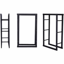 Zelsius Etagère à Bois De Cheminée | 150 X 60 X 25 Cm | Support Pour Bois De Cheminée -Rangement de jardin Soldes 18087062 3