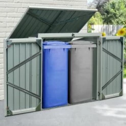 Zelsius Armoire à Matériel | Anthracite | Armoire De Jardin | 158 X 101 X 134 Cm -Rangement de jardin Soldes 18087859 4