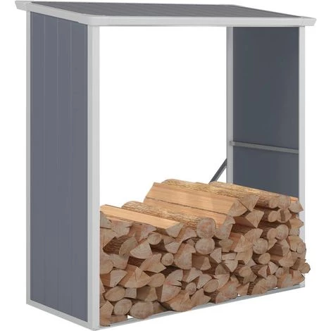 HABITAT ET JARDIN Abri Bûches Résine "Alexandre" - 2.11 M² - 242 X 87 X 190 Cm - Gris 3 HABITAT ET JARDIN Abri Bûches Résine "Alexandre" - 2.11 M² - 242 X 87 X 190 Cm - Gris