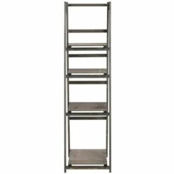 CLP Étagère échelle Lillian Marron Foncé -Rangement de jardin Soldes 18329544 2