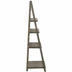 CLP Étagère échelle Lillian Marron Foncé -Rangement de jardin Soldes 18329544 4