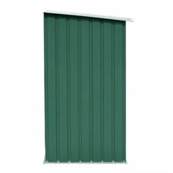 Abri De Stockage De Bois Acier Galvanisé 163x83x154 Cm Vert VidaXL -Rangement de jardin Soldes 18379428 4