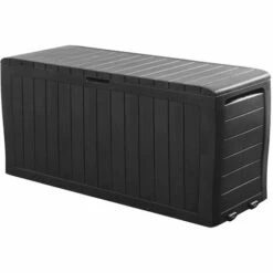 Deuba Keter - Coffre De Rangement Marvel Plus Anthracite Avec Roulettes 270 L Poignées Latérales Malle De Rangement 9 Deuba Keter - Coffre De Rangement Marvel Plus Anthracite Avec Roulettes 270 L Poignées Latérales Malle De Rangement -Rangement de jardin Soldes 18477066 3